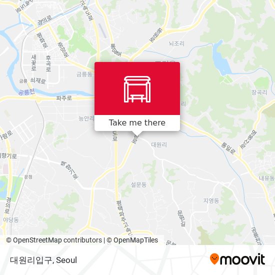 대원리입구 map