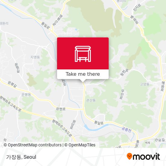 가장동 map