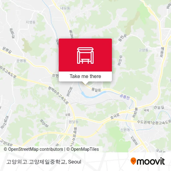 고양외고.고양제일중학교 map