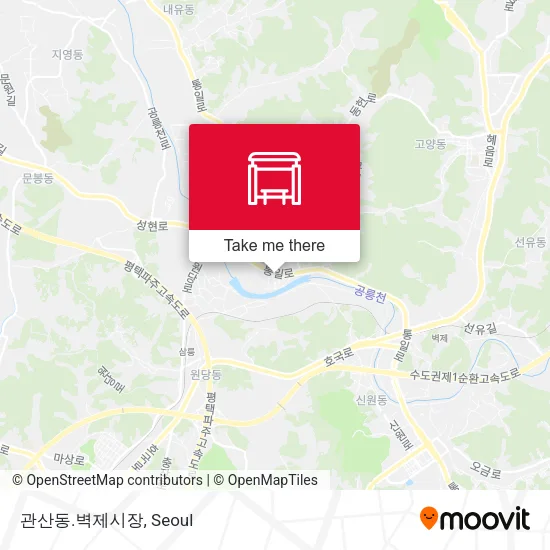 관산동.벽제시장 map