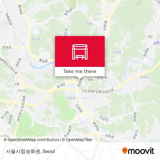 서울시립승화원 map