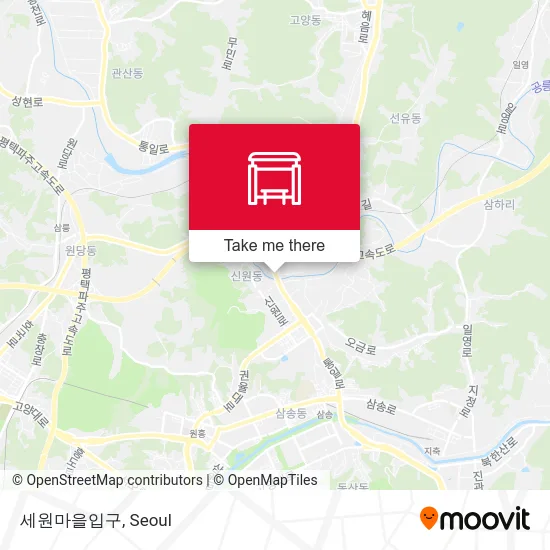 세원마을입구 map