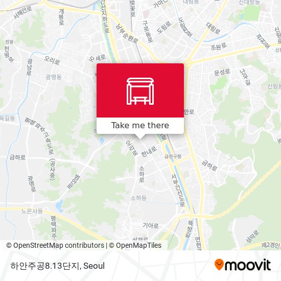 하안주공8.13단지 map