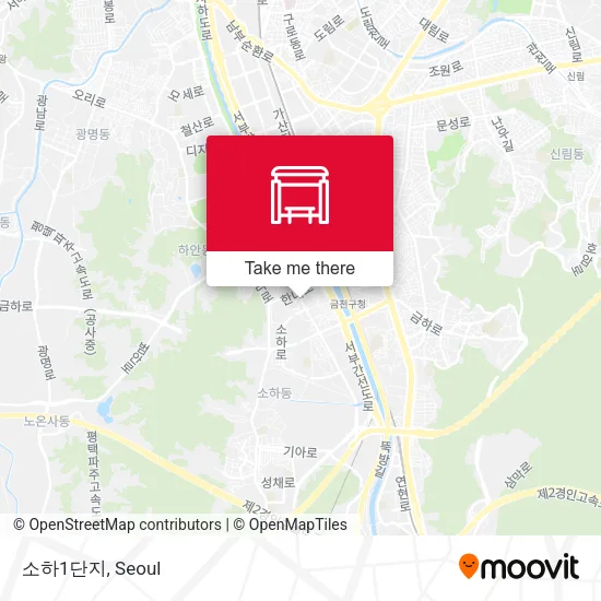 소하1단지 map