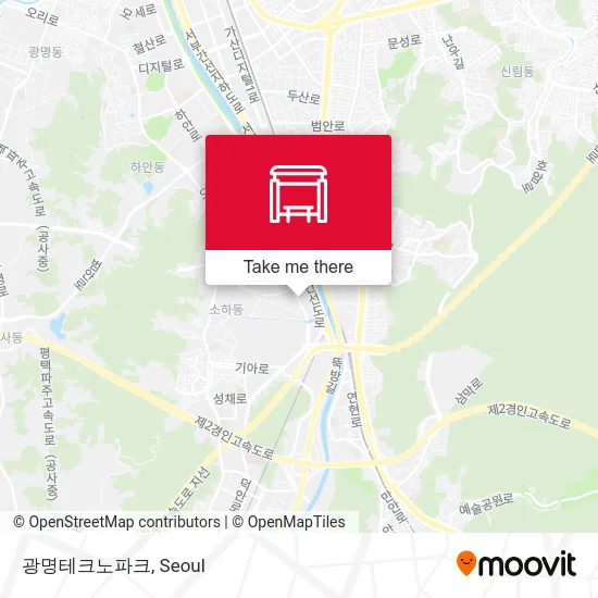 광명테크노파크 map