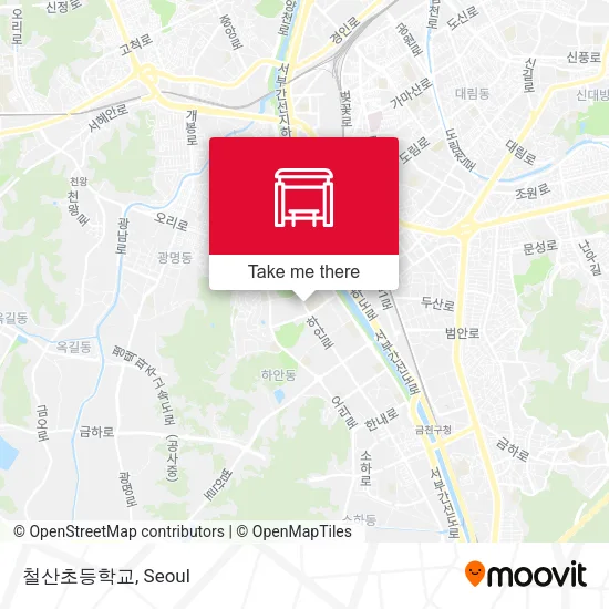 철산초등학교 map