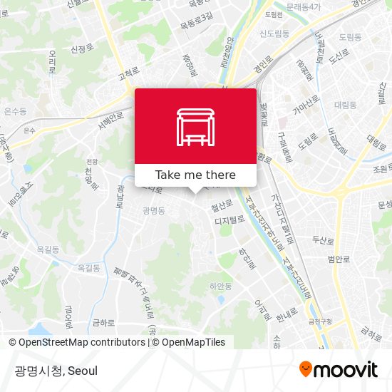 광명시청 map