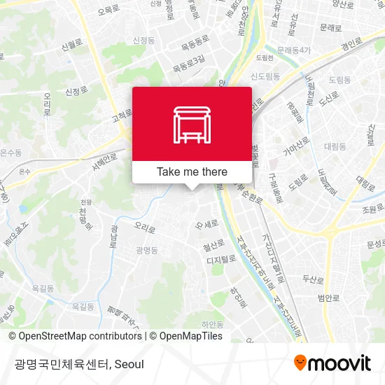 광명국민체육센터 map