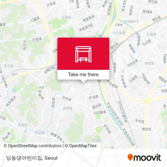 딩동댕어린이집 map
