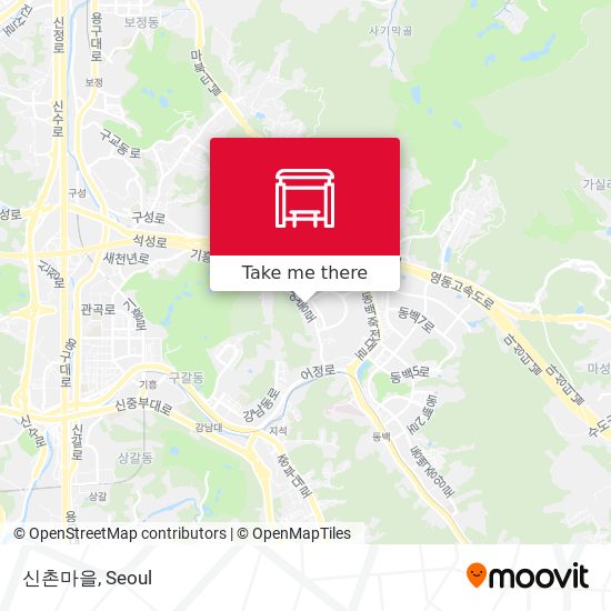 신촌마을 map