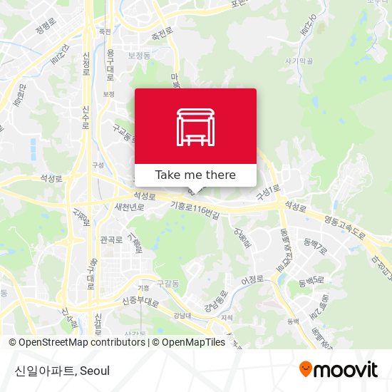 신일아파트 map
