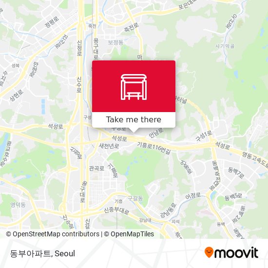 동부아파트 map