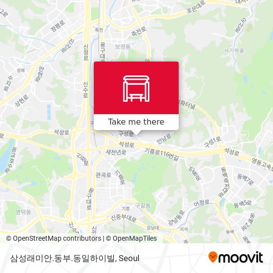 삼성래미안.동부.동일하이빌 map