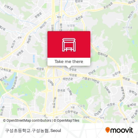 구성초등학교.구성농협 map