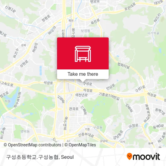 구성초등학교.구성농협 map