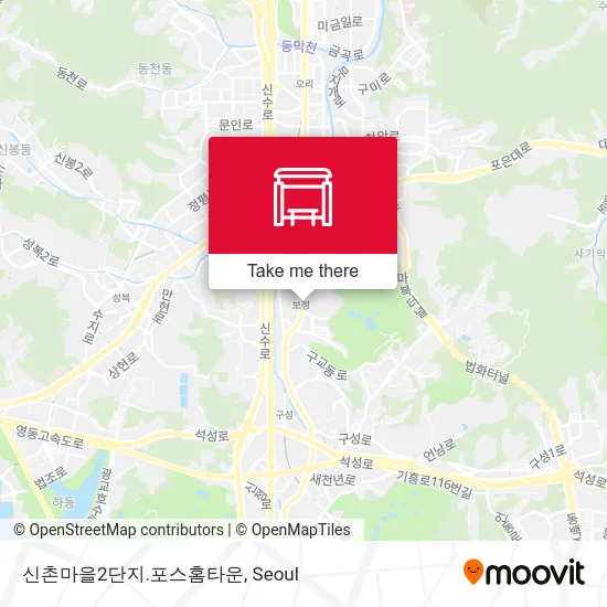 신촌마을2단지.포스홈타운 map
