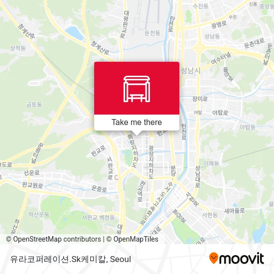 유라코퍼레이션.Sk케미칼 map