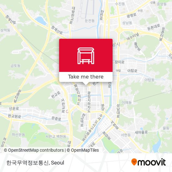한국무역정보통신 map