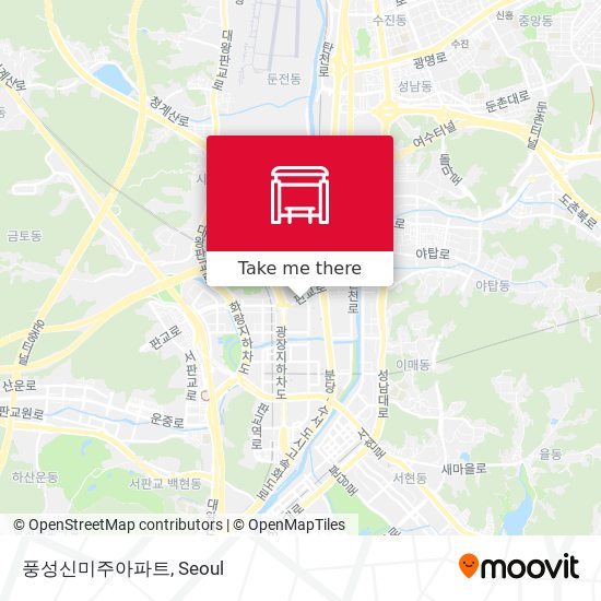 풍성신미주아파트 map