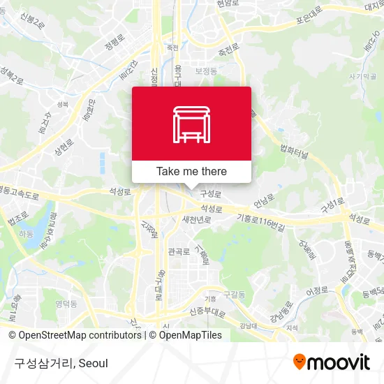 구성삼거리 map