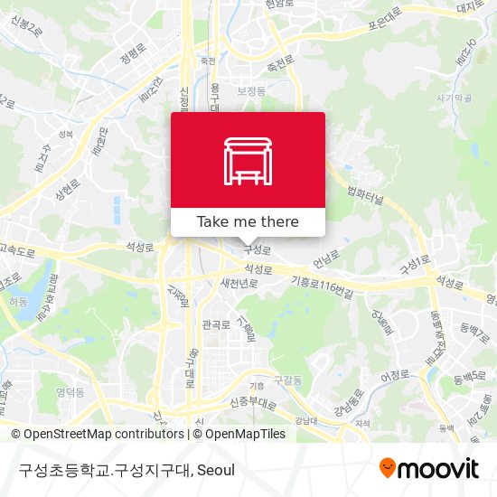 구성초등학교.구성지구대 map