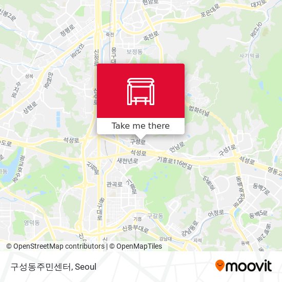 구성동주민센터 map