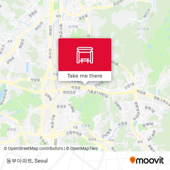 동부아파트 map