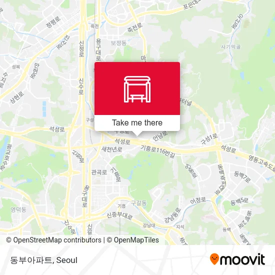 동부아파트 map