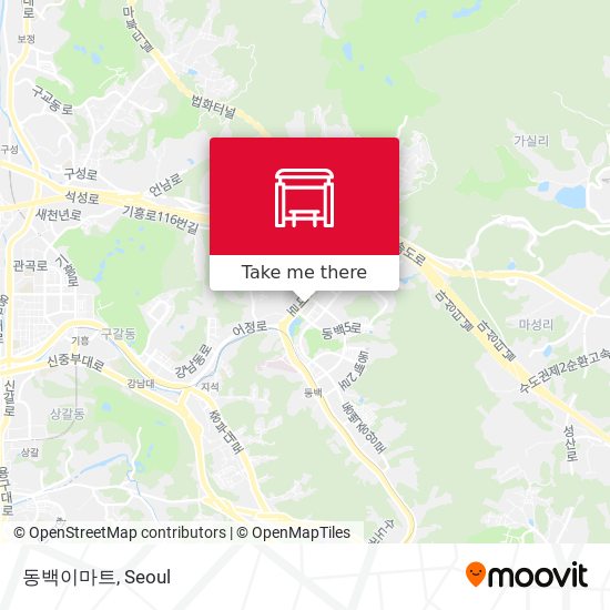 동백이마트 map
