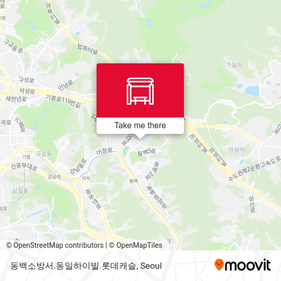 동백소방서.동일하이빌.롯데캐슬 map