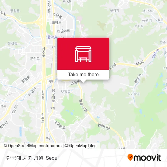 단국대.치과병원 map