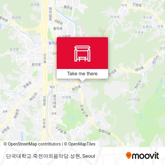 단국대학교.죽전야외음악당.성현 map