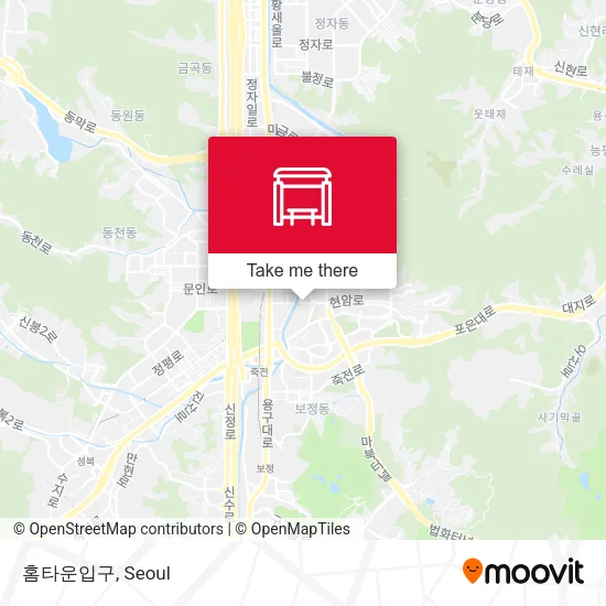 홈타운입구 map