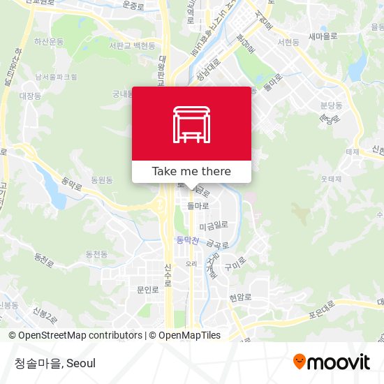 청솔마을 map