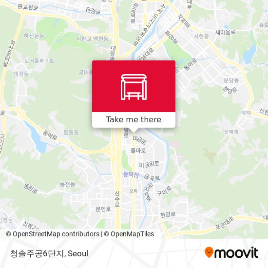청솔주공6단지 map