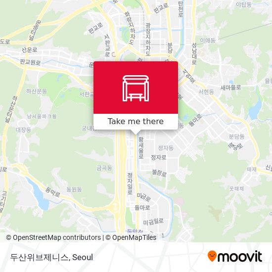 두산위브제니스 map