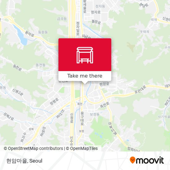 현암마을 map