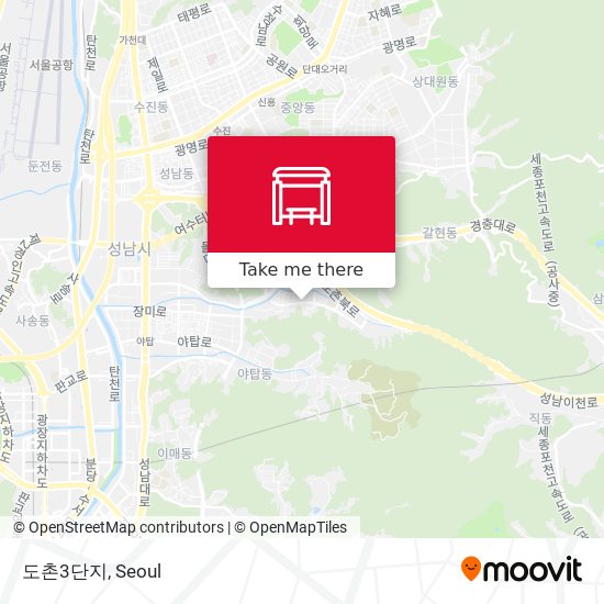 도촌3단지 map