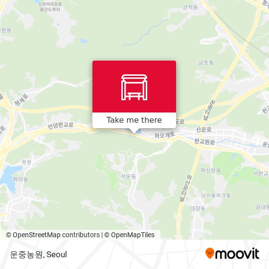 운중농원 map