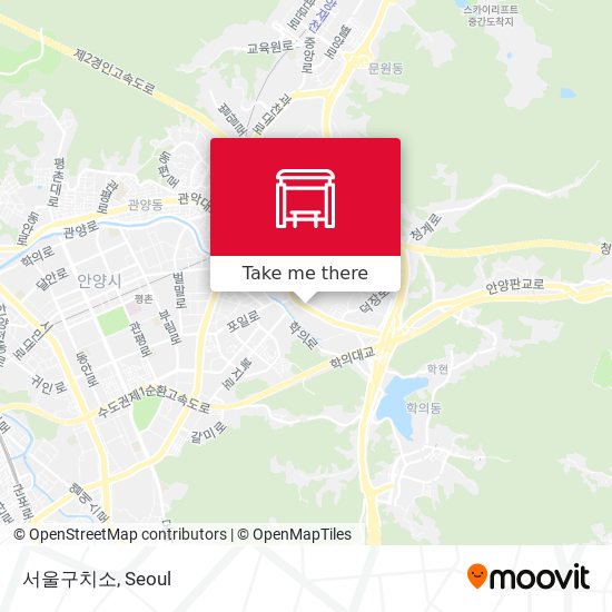 서울구치소 map