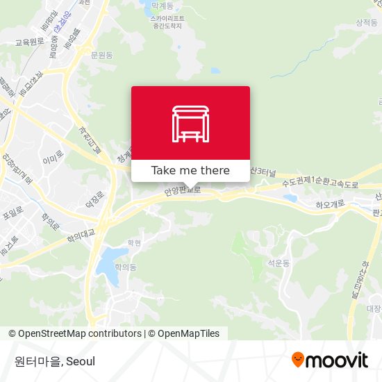 원터마을 map