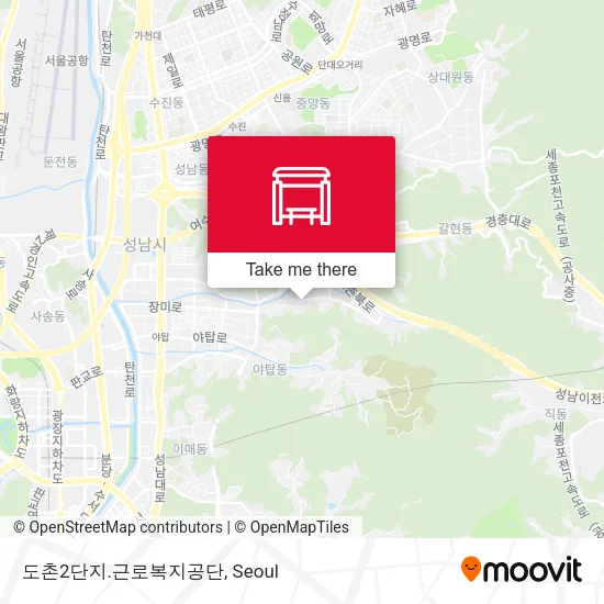 도촌2단지.근로복지공단 map