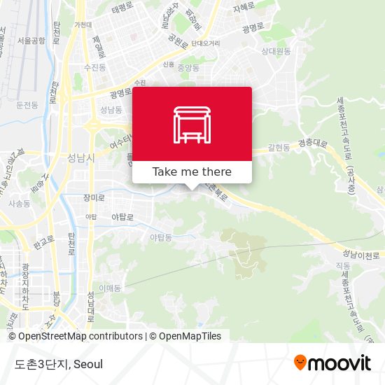 도촌3단지 map