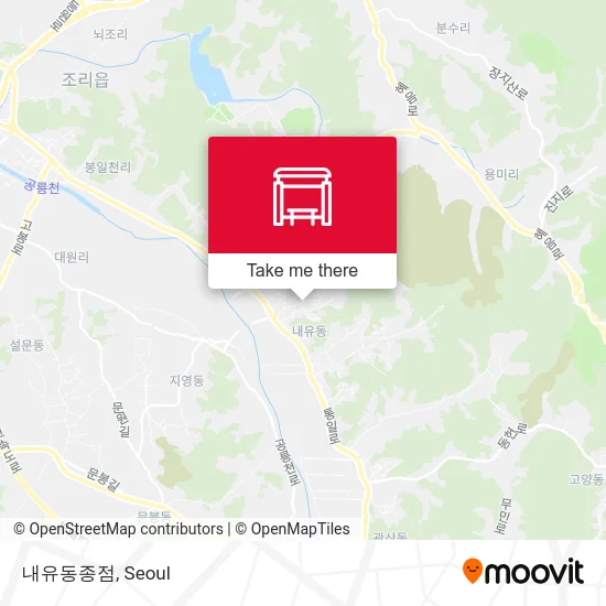 내유동종점 map