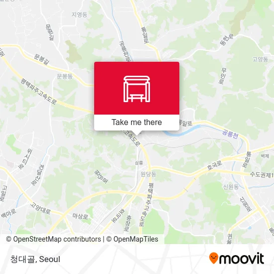 청대골 map