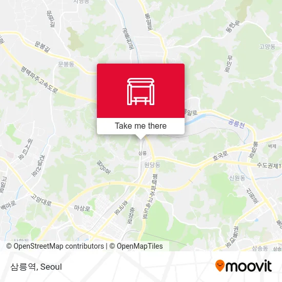 삼릉역 map