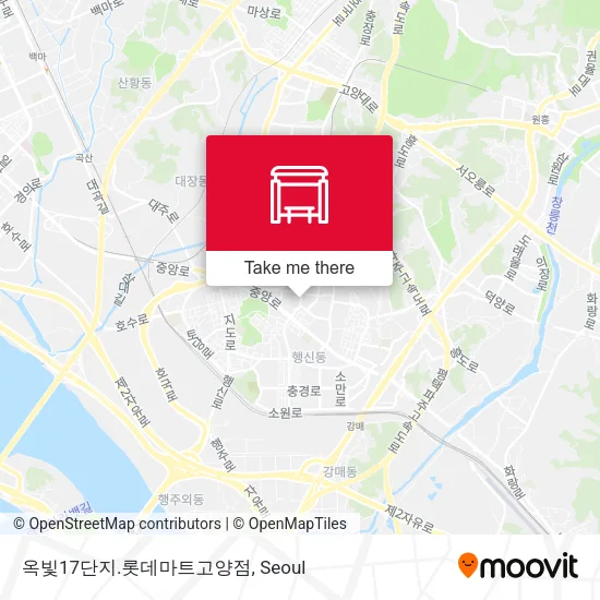옥빛17단지.롯데마트고양점 map