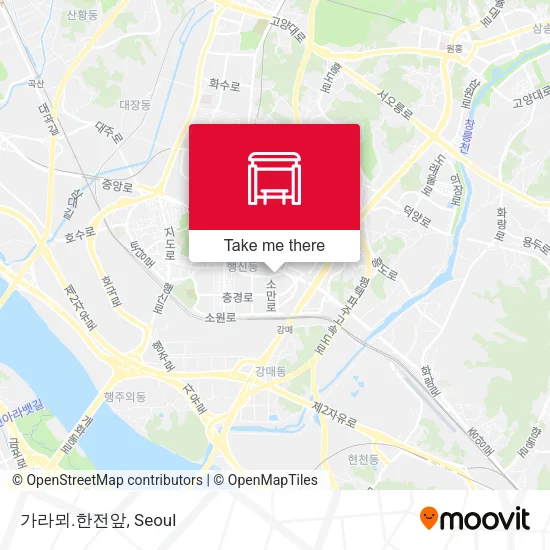 가라뫼.한전앞 map