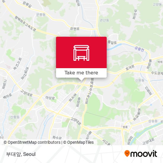 부대앞 map