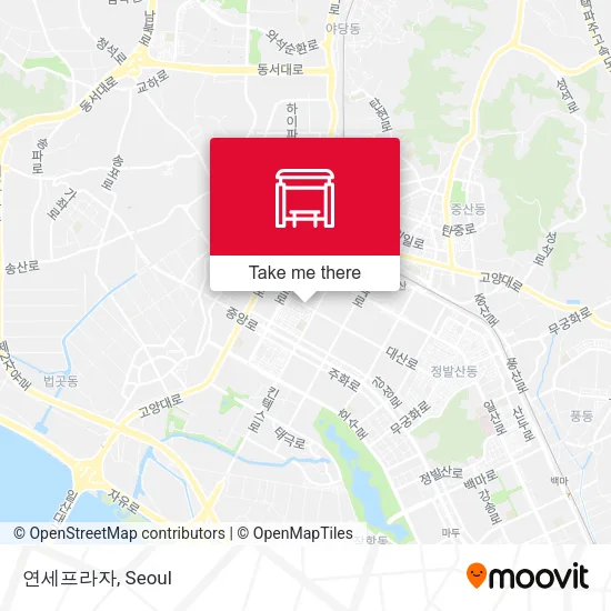 연세프라자 map